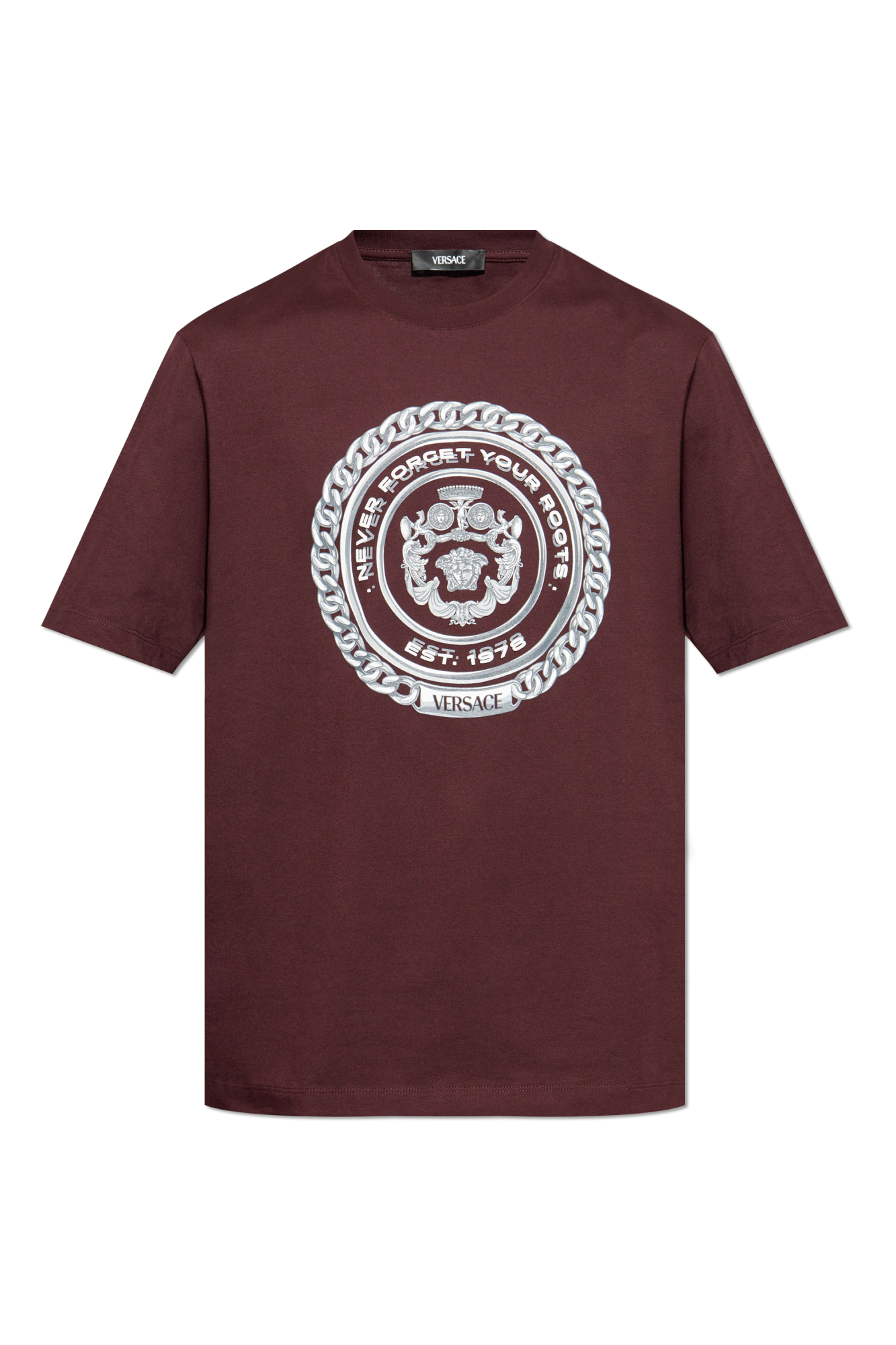 Versace T-shirt with printed logo | Men's Clothing | Vitkac